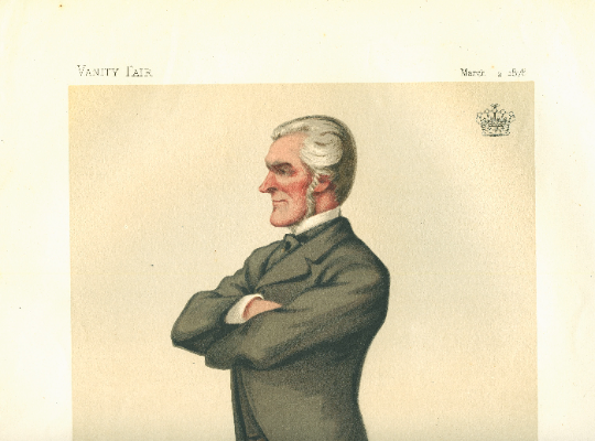 Antique Vanity Fair Print 'A Catholic', 1878