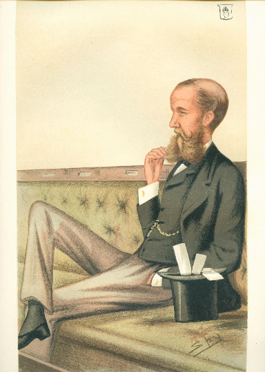 Antique Vanity Fair Print 'The Bank Holiday', 1878