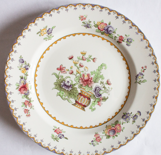 Copeland Spode Manufactured for Harrods 'Peplow' Pattern 10.25" Plates (4)