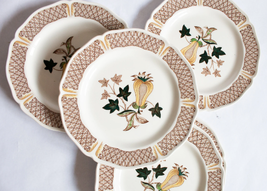 Wedgwood 'Advocado' Side Plates (6)