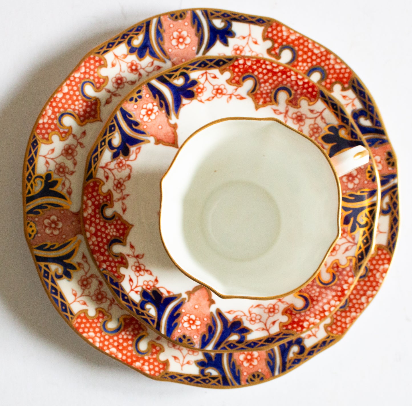 Royal Crown Derby Teacup Trio