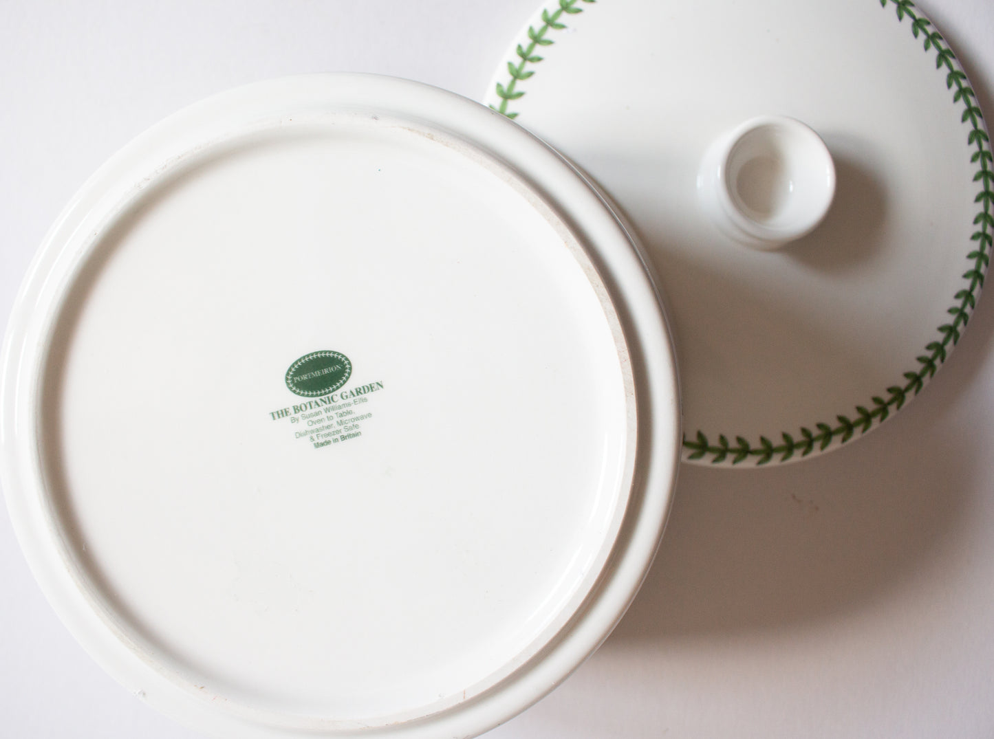 Portmeirion Botanic Garden 'Sweet Pea' Lidded Round Oven to Table Dish or Serving Dish