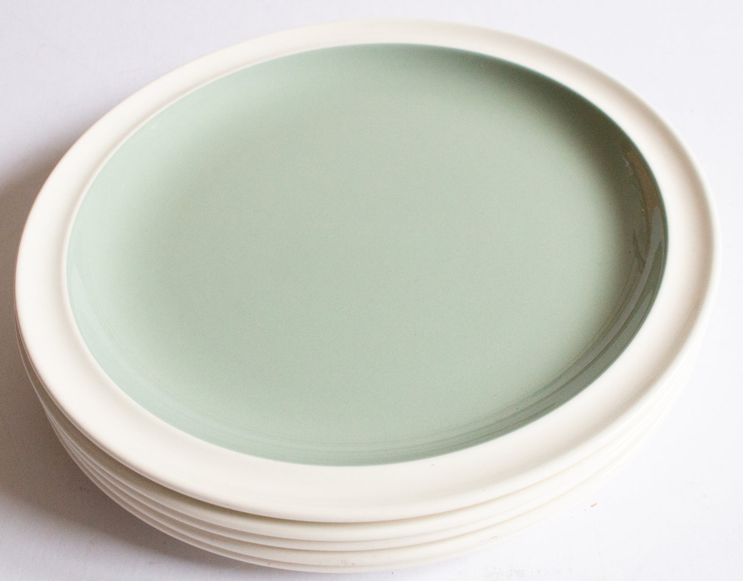 Wedgwood Etruria & Barlaston Mint Green 9" Plates (5)