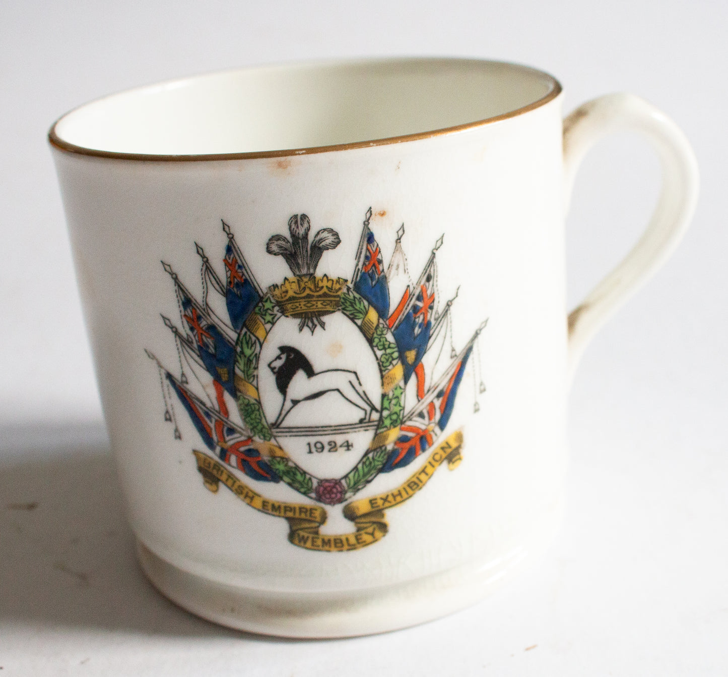 Florentine China 'British Empire Exhibition Wembley 1924' Commemorative Mug