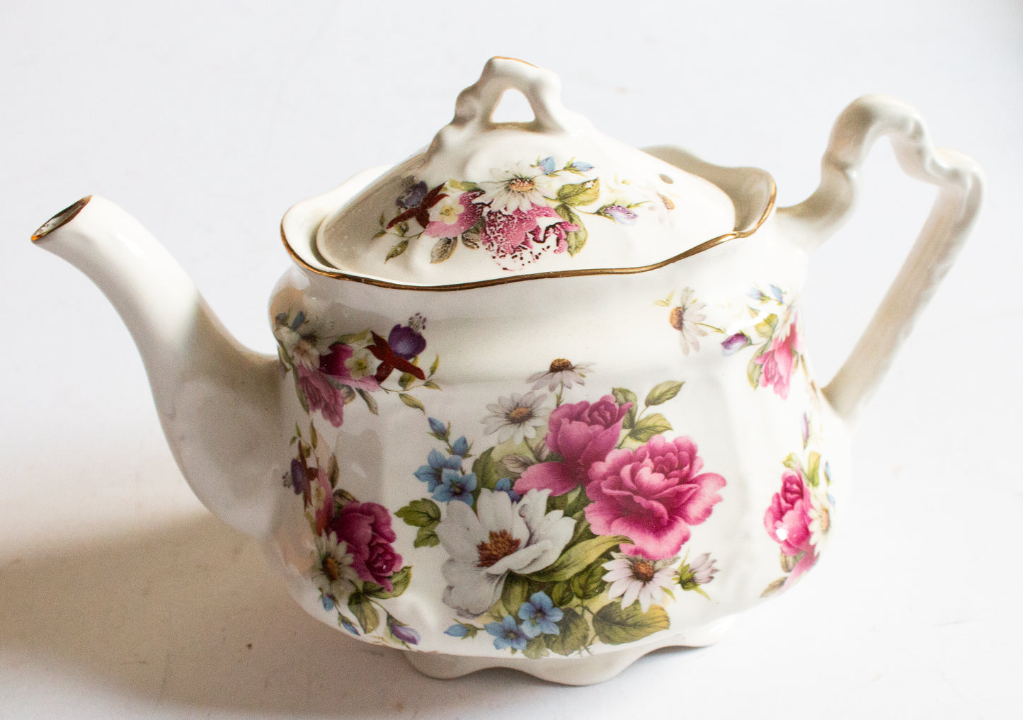 Arthur Wood & Son Vintage Floral Teapot