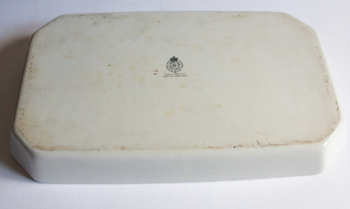 Royal Worcester 'Evesham' Pattern Large Rectangular Oven or Serving Dish