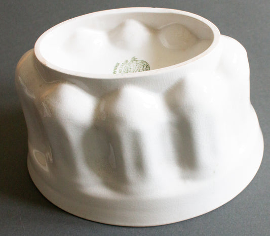 Grimwades Stoke on Trent White Ceramic Jelly Mould