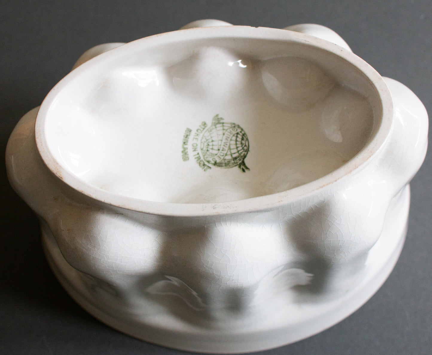 Grimwades Stoke on Trent White Ceramic Jelly Mould