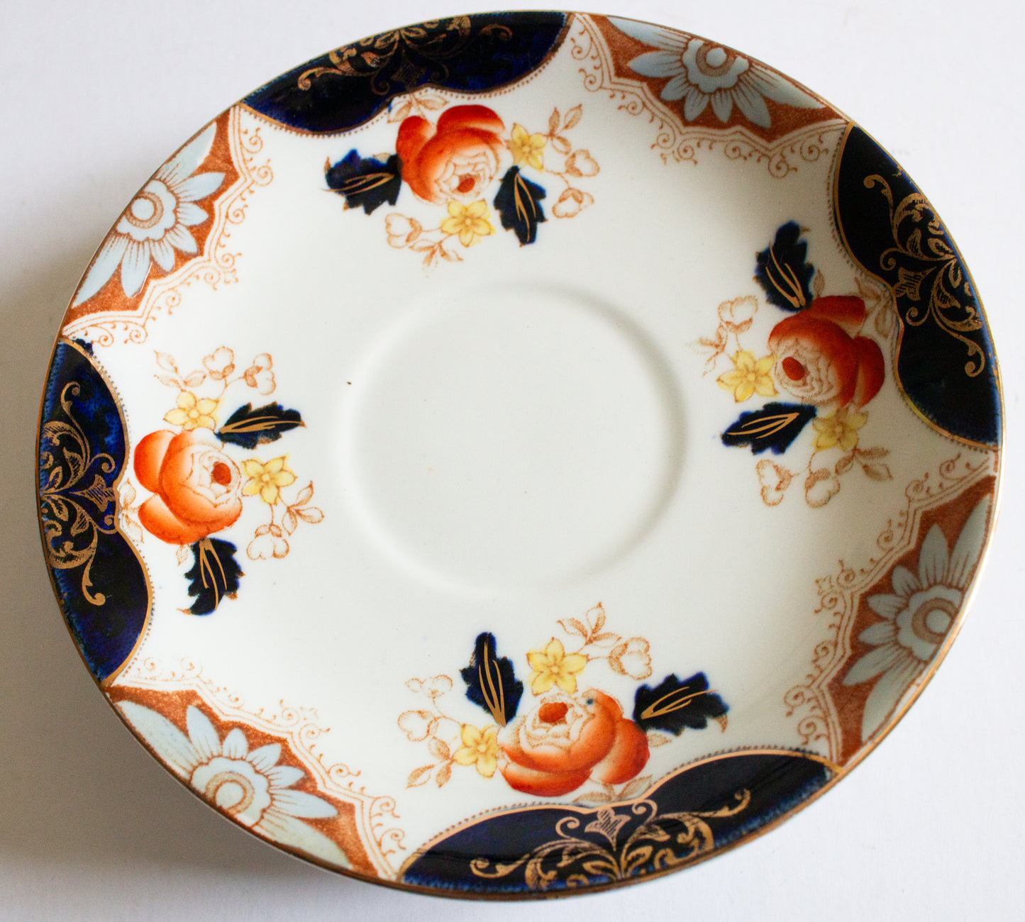 Antique Imari Type Edwardian Saucers (6)