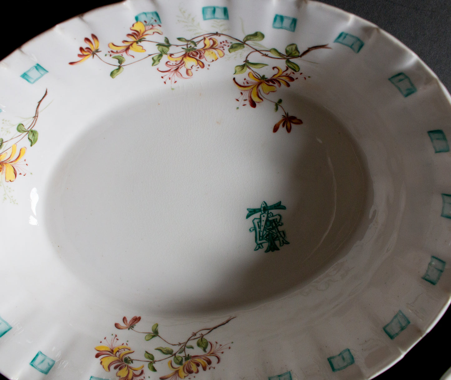 Copelands China T. Goode & Co., London F.M. Gibbs Decorated Serving Dishes (3)