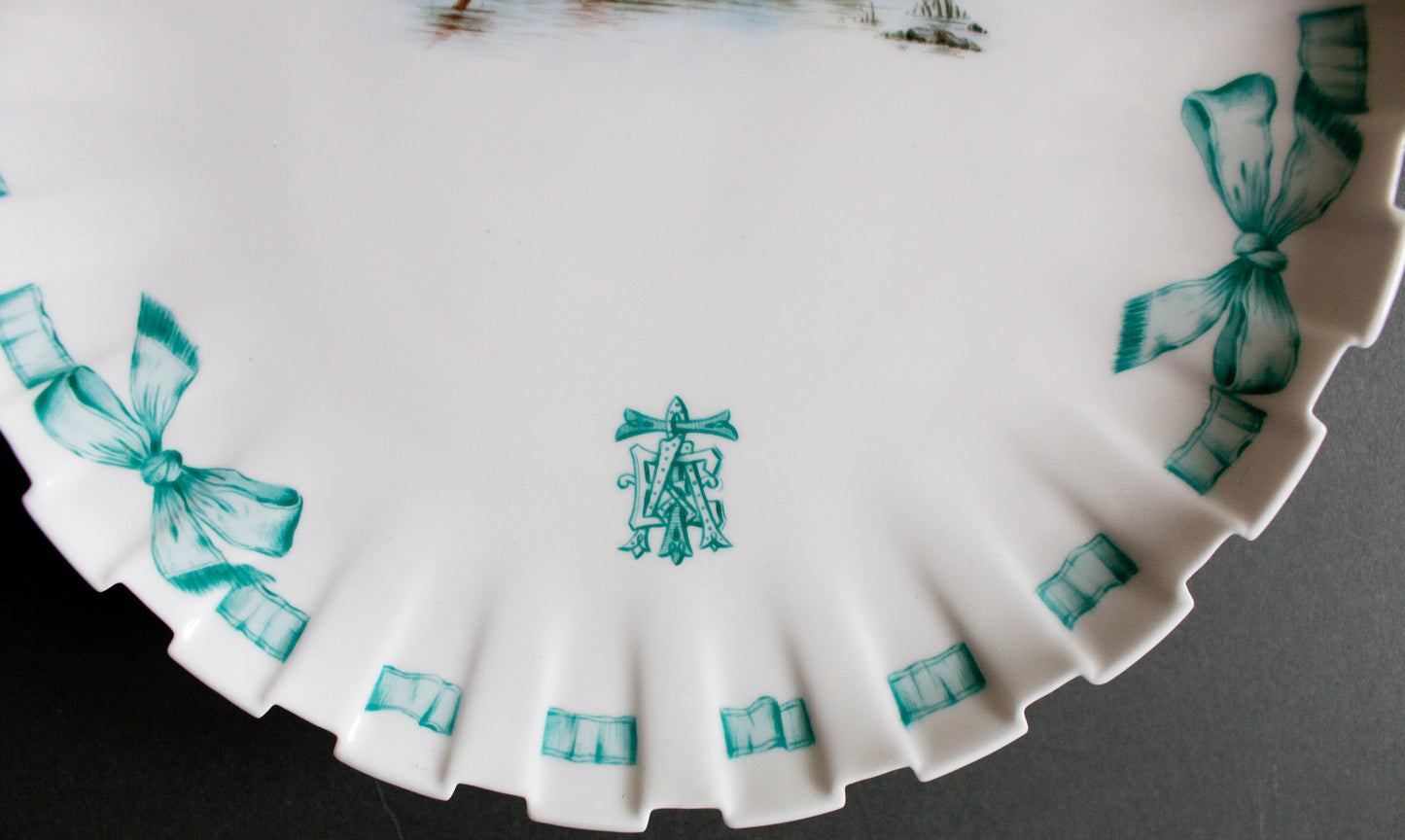 Copelands China T. Goode & Co., London F.M. Gibbs Comport or Cake Stand