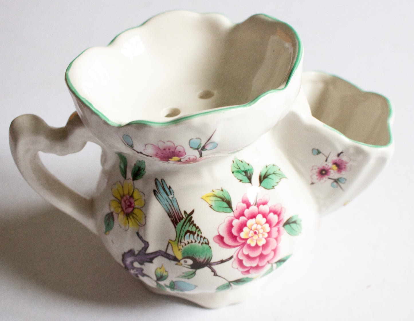 James Kent Ltd. Old Foley 'Chinese Rose' Pattern Floral Shaving Mug