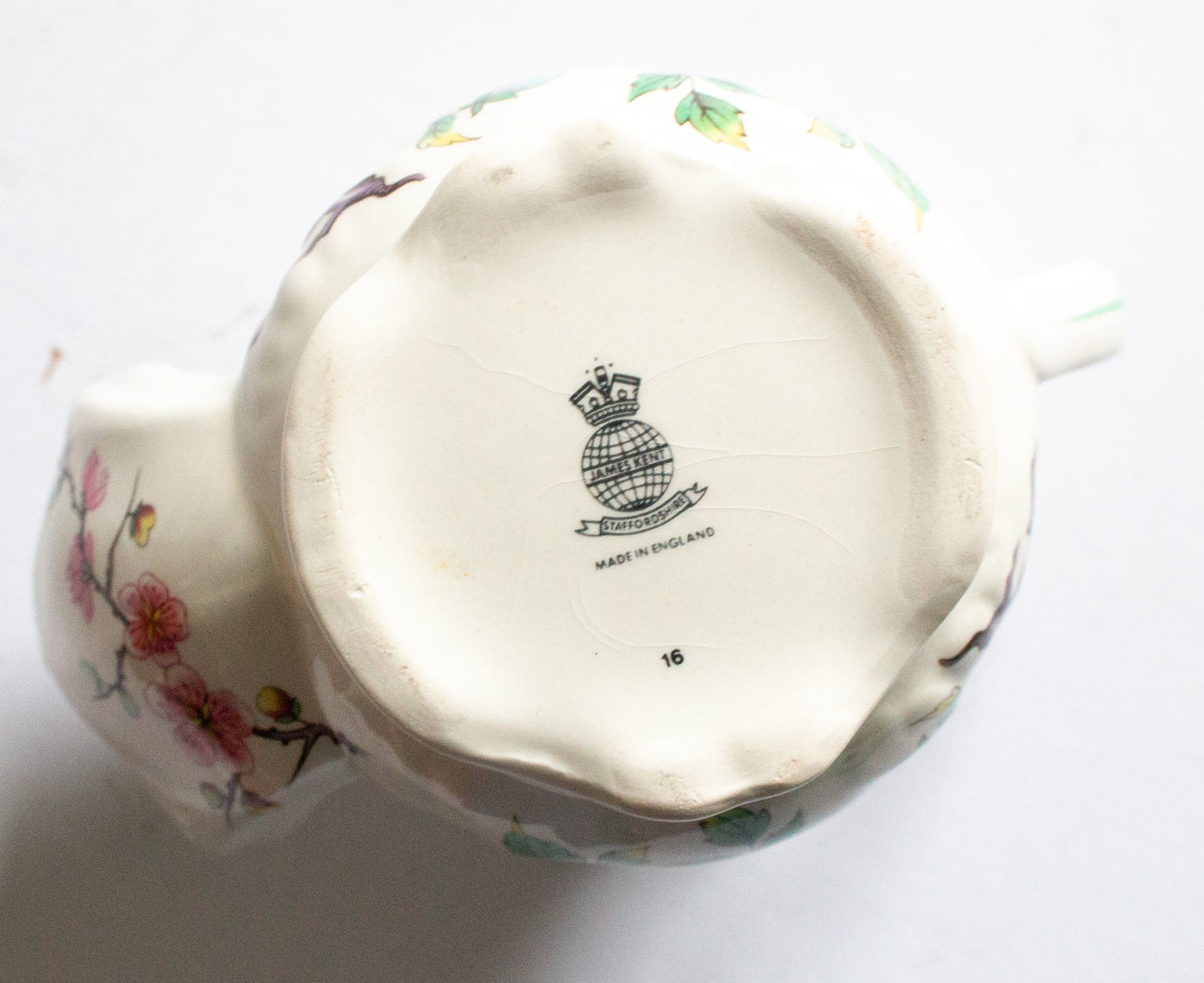 James Kent Ltd. Old Foley 'Chinese Rose' Pattern Floral Shaving Mug