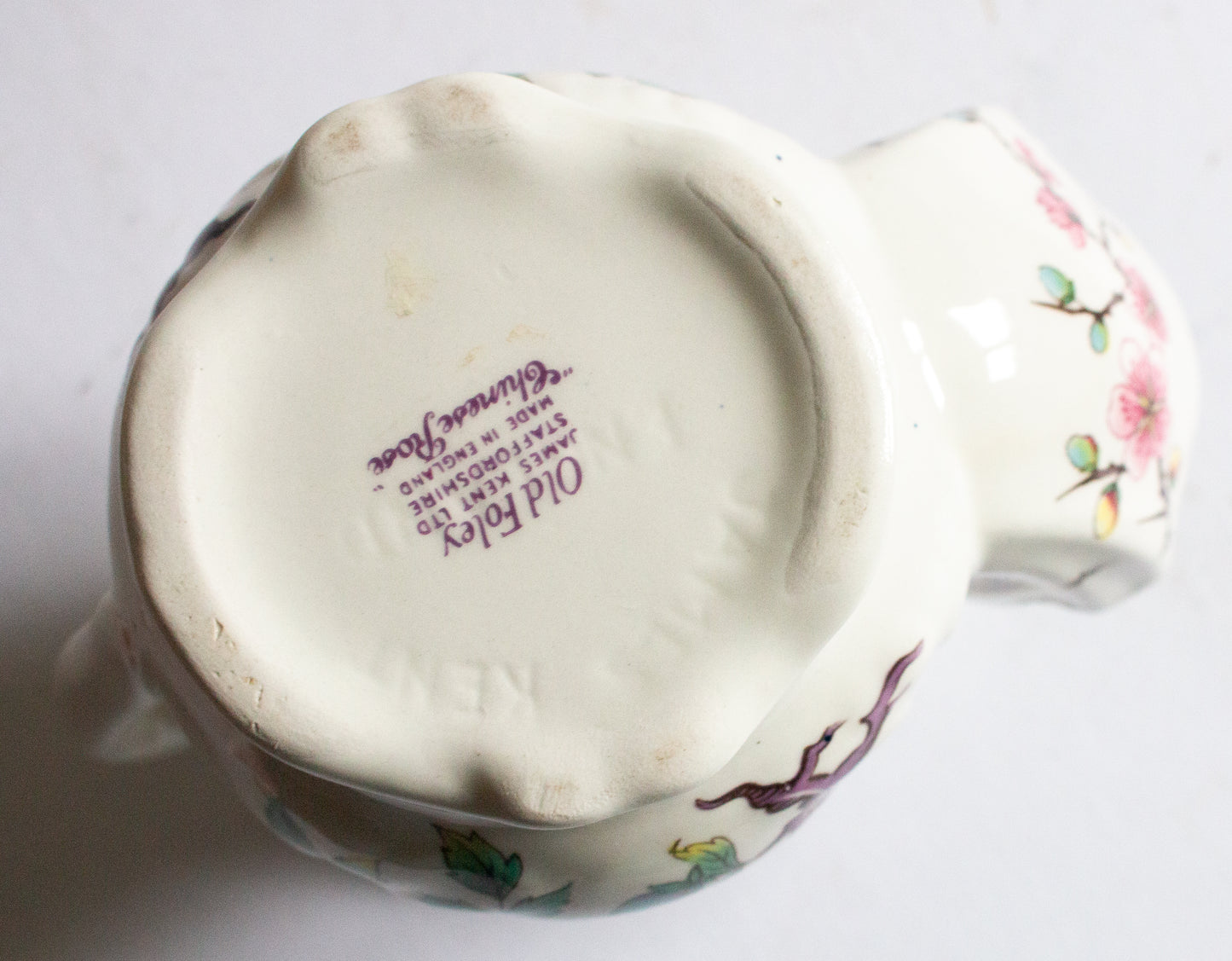 James Kent Ltd. Old Foley 'Chinese Rose' Pattern Floral Shaving Mug