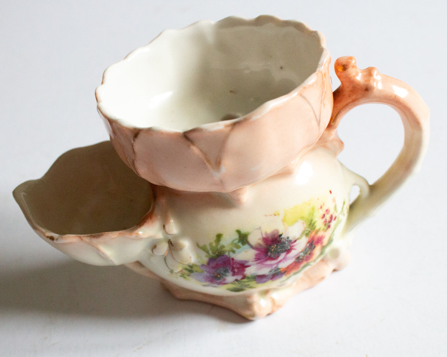 Antique Austrian Floral Shaving Mug