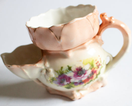 Antique Austrian Floral Shaving Mug