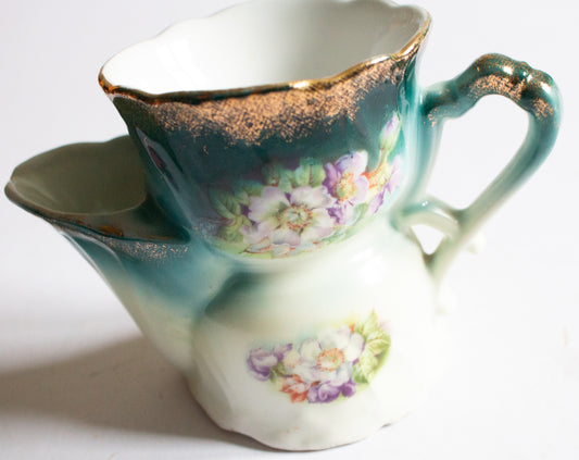 Antique Floral Shaving Mug