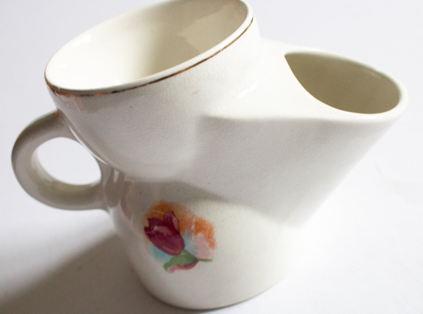 Antique Floral Shaving Mug