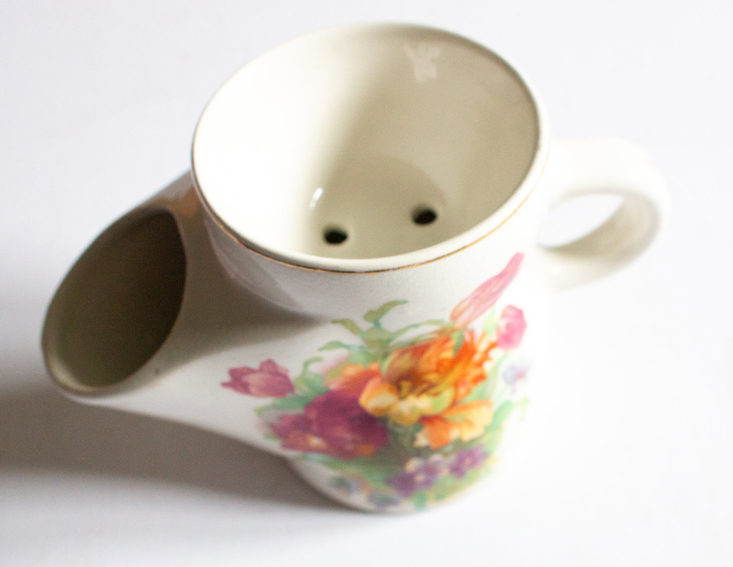 Antique Floral Shaving Mug