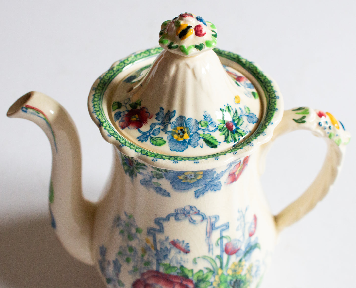 Mason's Ironstone 'Strathmore' Pattern Small Coffee Pot