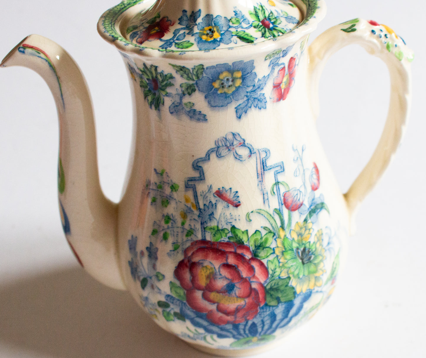 Mason's Ironstone 'Strathmore' Pattern Small Coffee Pot