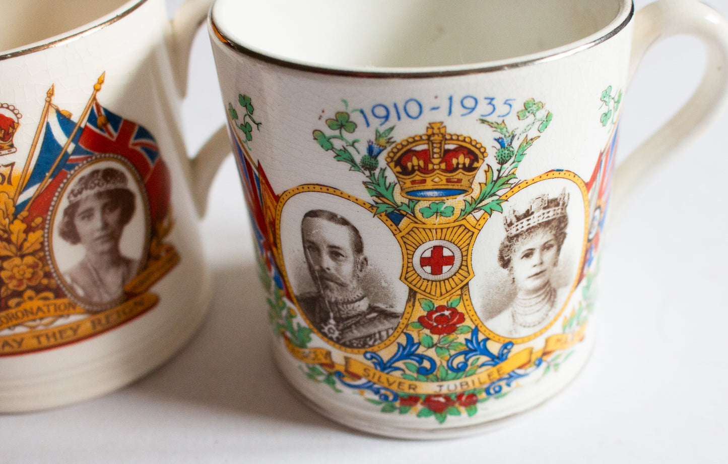 Vintage Royal Souvenir Memorabilia Mugs (3)