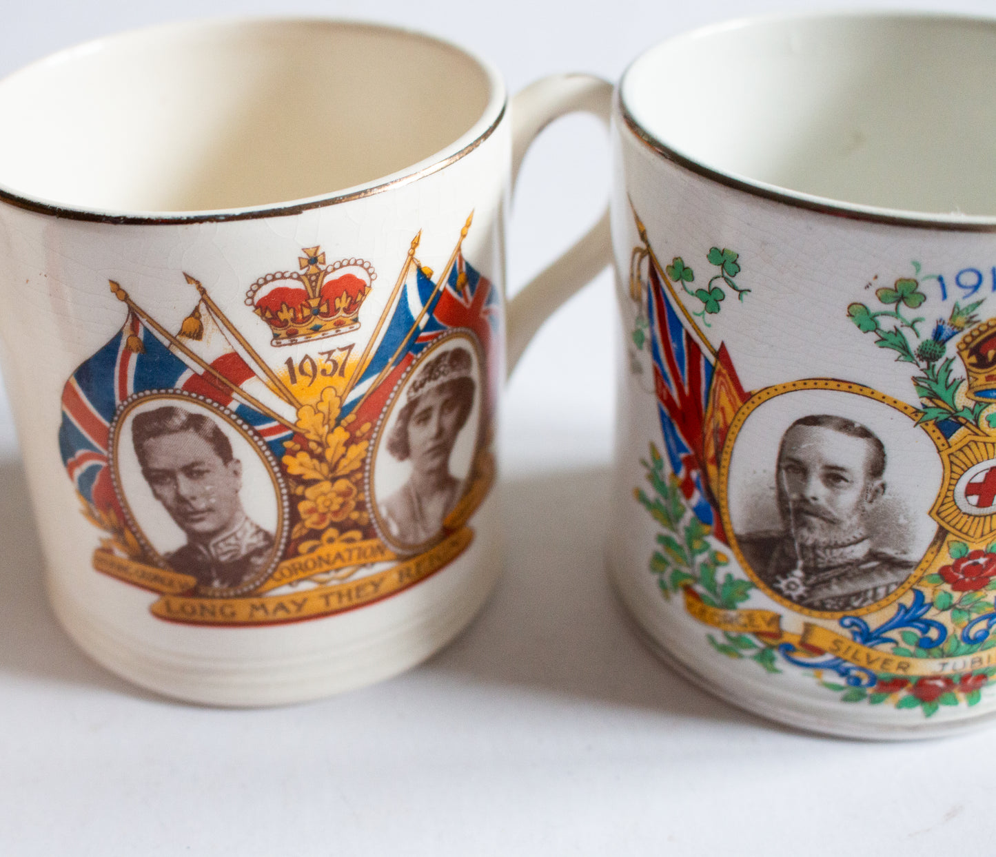 Vintage Royal Souvenir Memorabilia Mugs (3)