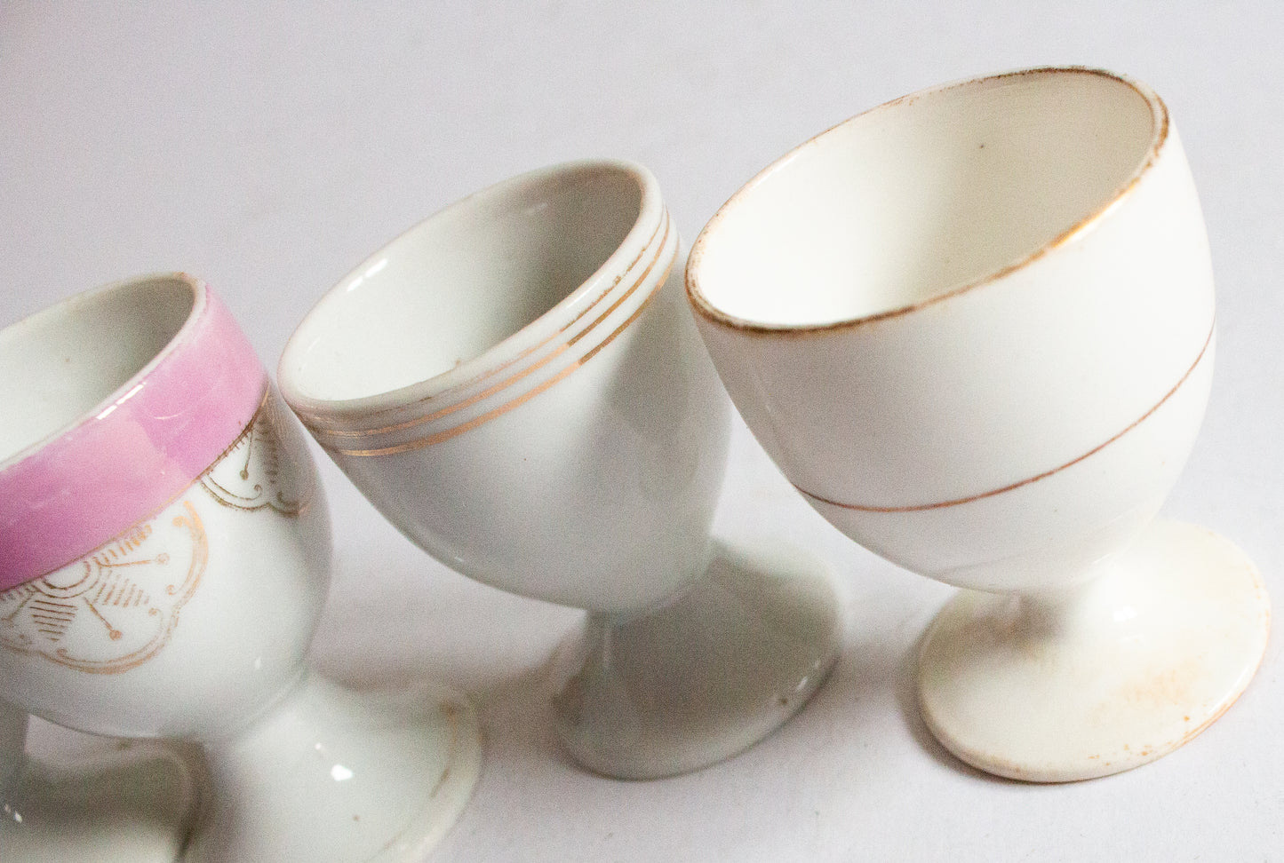 Vintage Mismatched China Egg Cups (4)