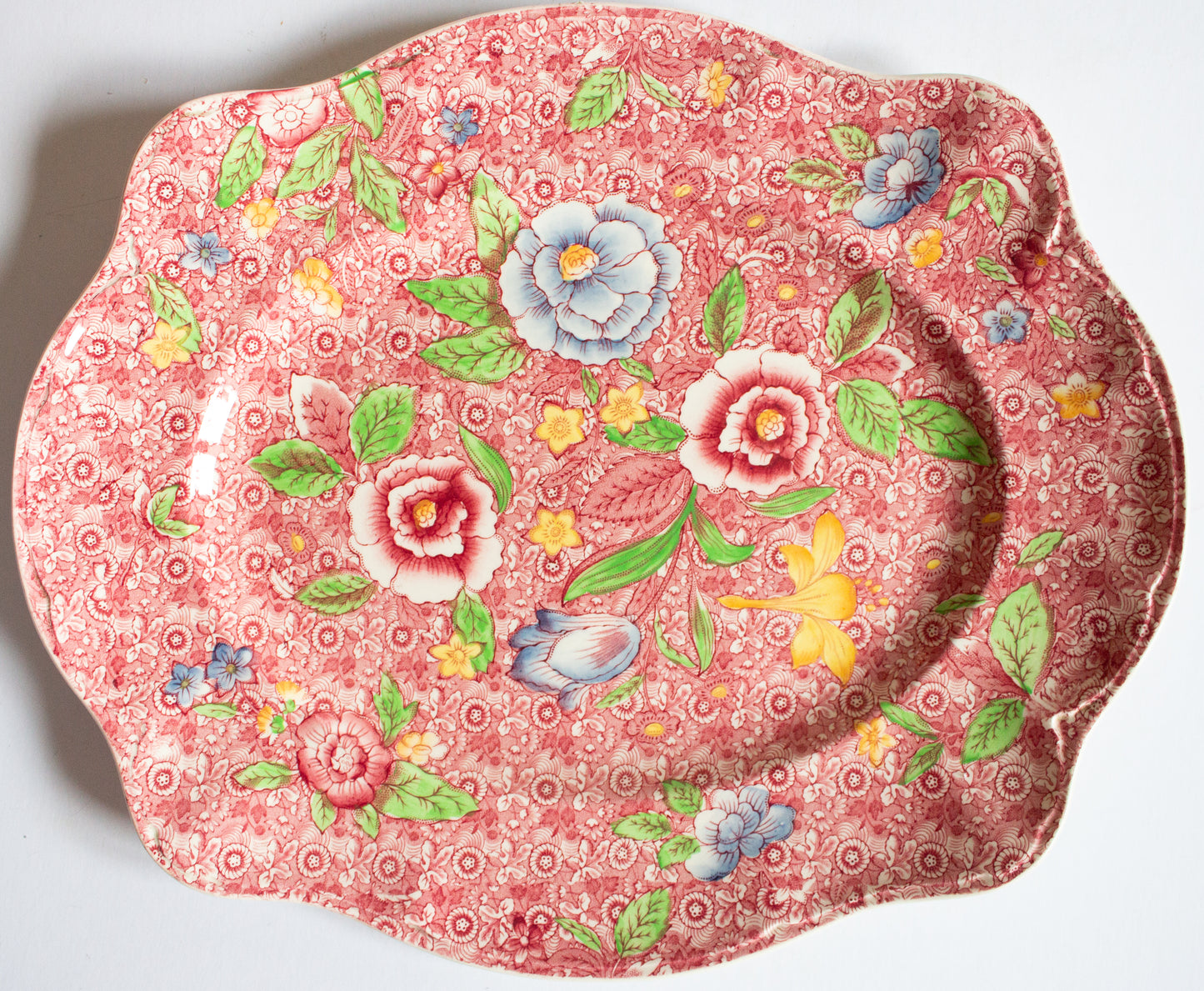 Johnson Bros. 'English Countryside' Pink Floral Serving Platter