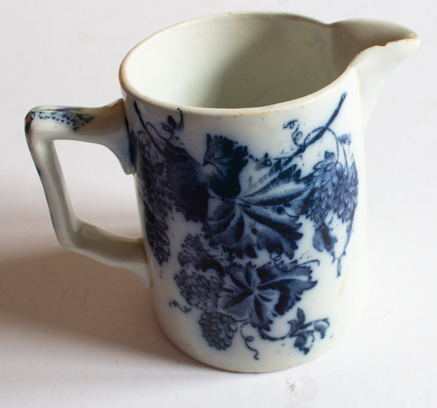 Antique Flow Blue Small Pitcher or Jug