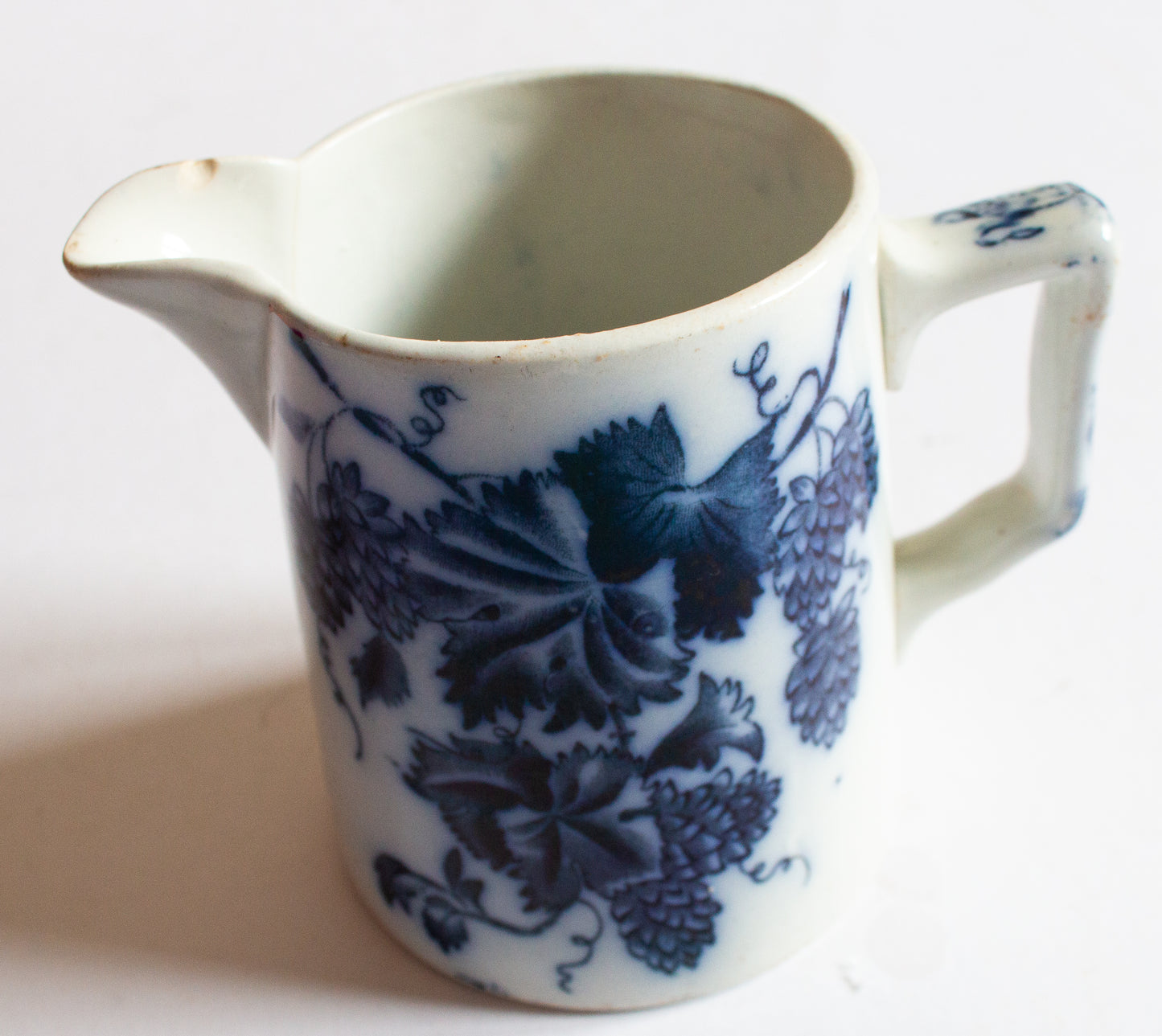 Antique Flow Blue Small Pitcher or Jug