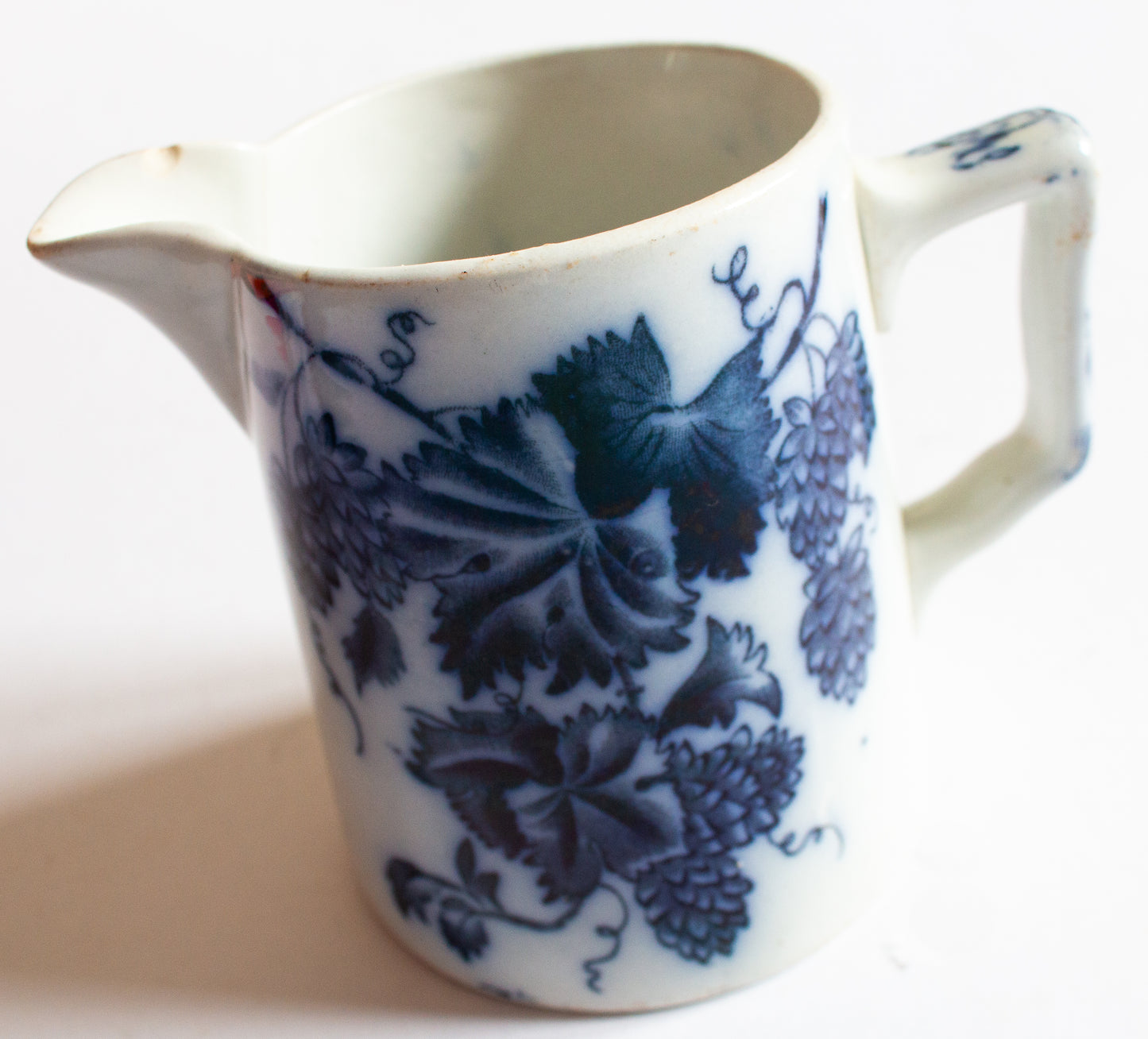 Antique Flow Blue Small Pitcher or Jug