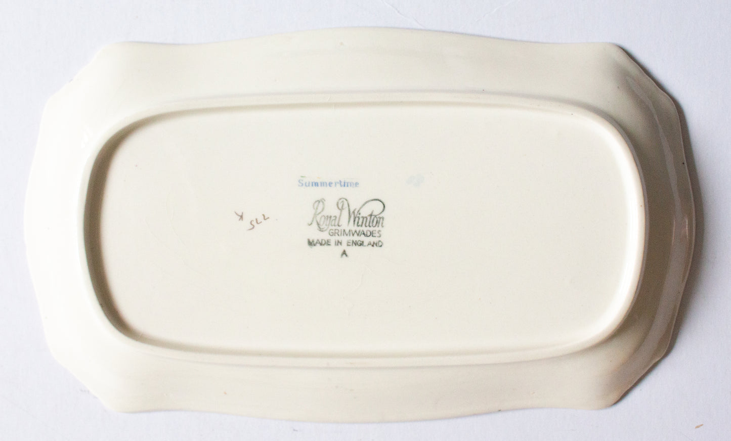 Royal Winton 'Summertime' Pattern Chintz 10" Rectangular Sandwich Serving Platter