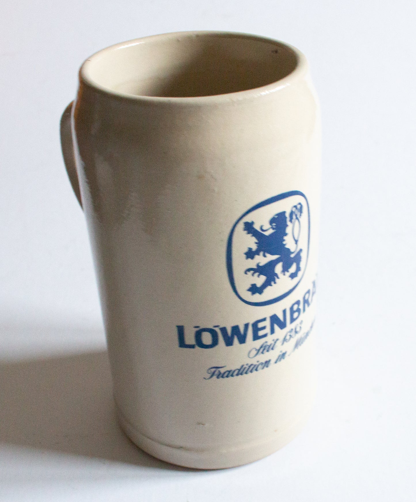 Large German 'Lowenbrau' Beer Stein Tankard