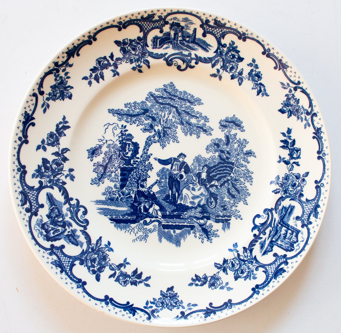 Masons Ironstone Blue and White Collection 'Romantic' 9" Plate