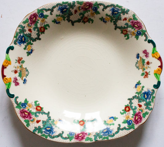 Royal Cauldon 'Victoria' Pattern Cake Plate or Serving Plate