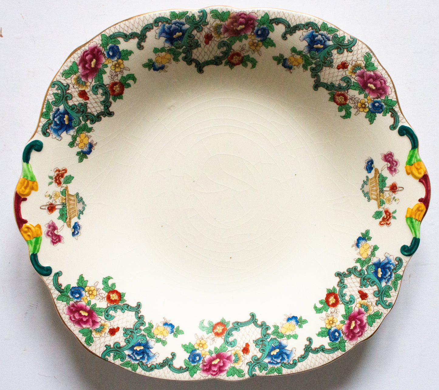 Royal Cauldon 'Victoria' Pattern Cake Plate or Serving Plate