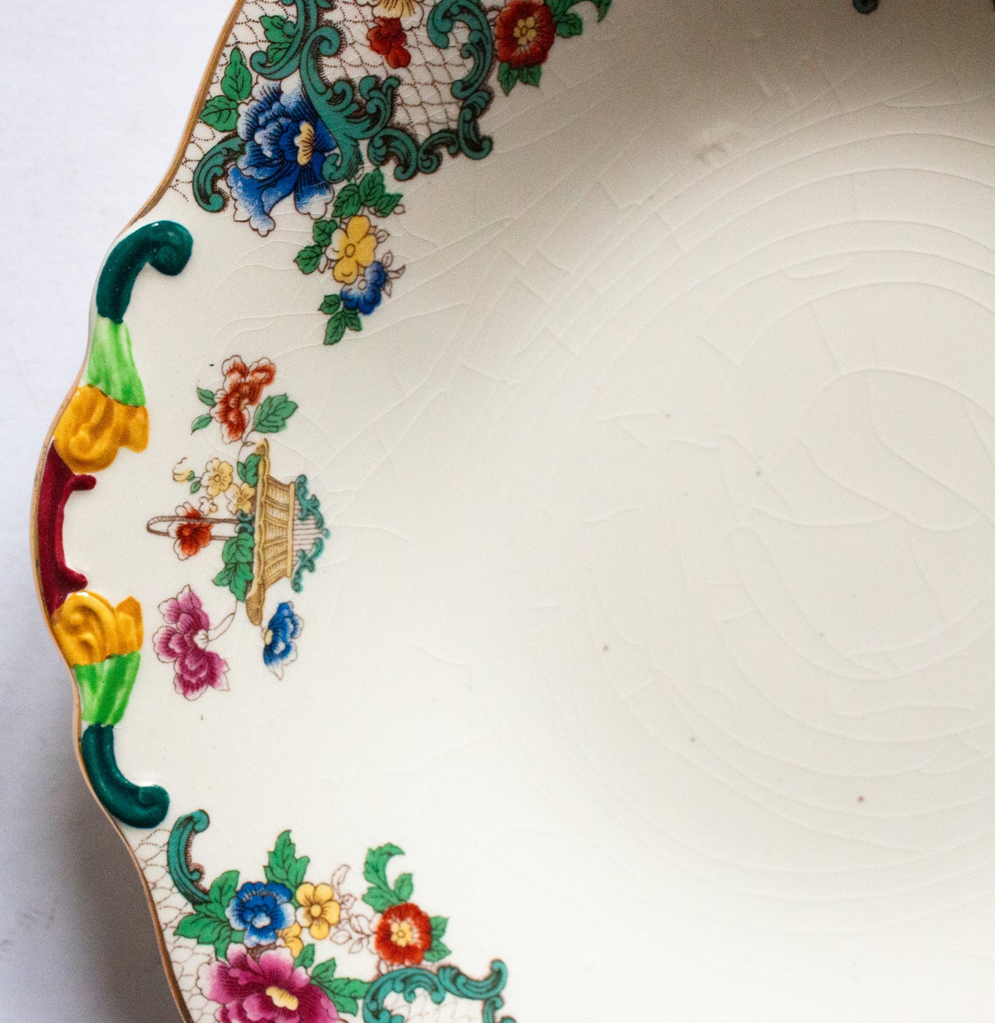 Royal Cauldon 'Victoria' Pattern Cake Plate or Serving Plate