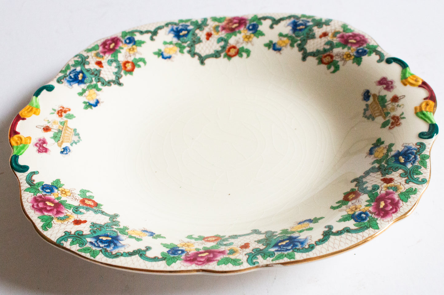 Royal Cauldon 'Victoria' Pattern Cake Plate or Serving Plate