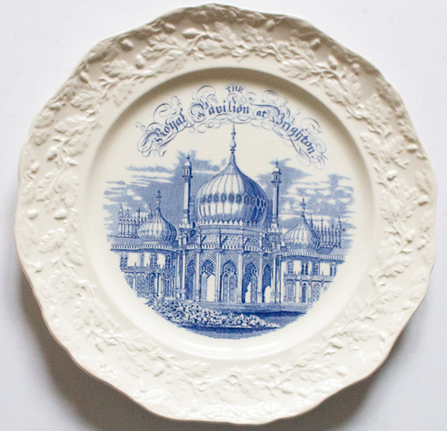 Vintage Mason's Ironstone 'Royal Pavilion at Brighton' Blue Transferwarwe 10.5" Plate