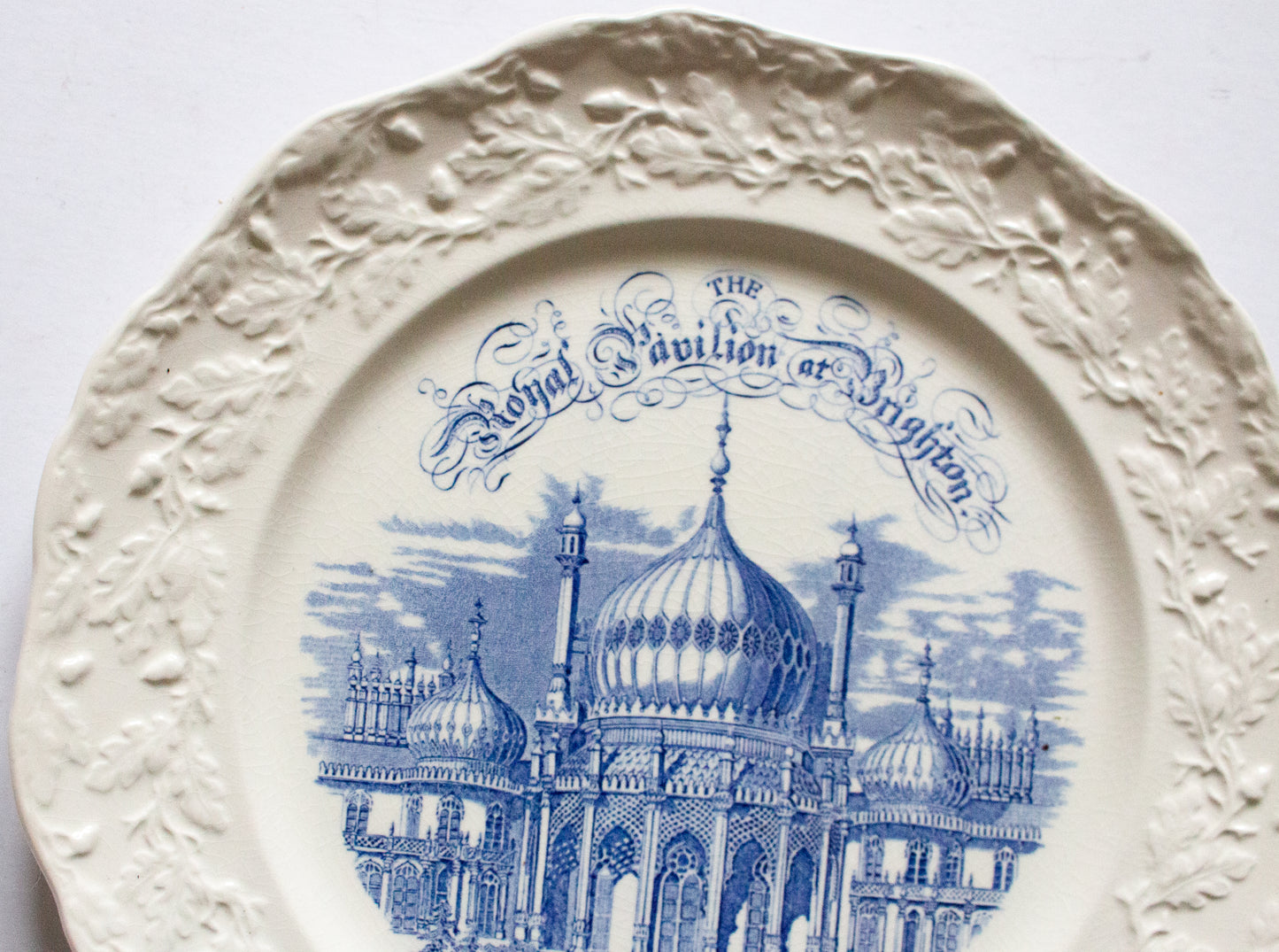 Vintage Mason's Ironstone 'Royal Pavilion at Brighton' Blue Transferwarwe 10.5" Plate