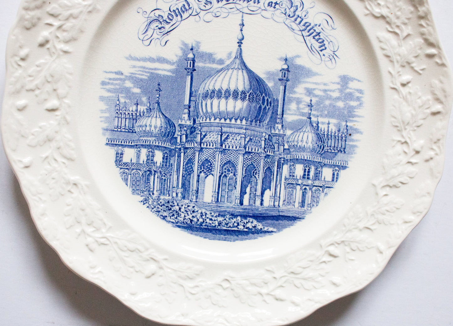 Vintage Mason's Ironstone 'Royal Pavilion at Brighton' Blue Transferwarwe 10.5" Plate