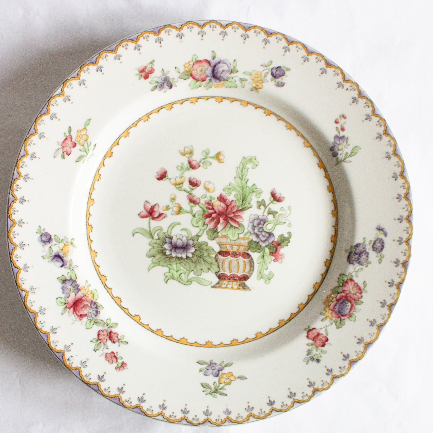 Copeland Spode Manufactured for Harrods 'Peplow' Pattern 10.25" Dinner Plates (4)