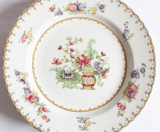 Copeland Spode Manufactured for Harrods 'Peplow' Pattern 10.25" Dinner Plates (4)