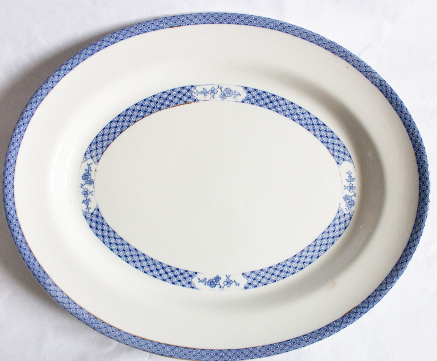 Solian Ware 'Swansea' Pattern Large Blue and White Transferware Serving Platter