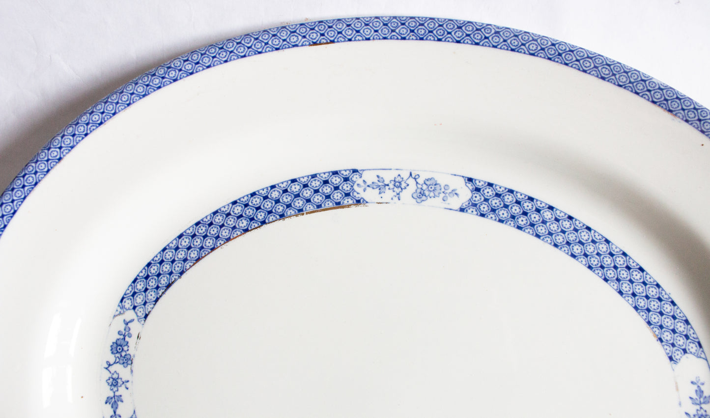 Solian Ware 'Swansea' Pattern Large Blue and White Transferware Serving Platter