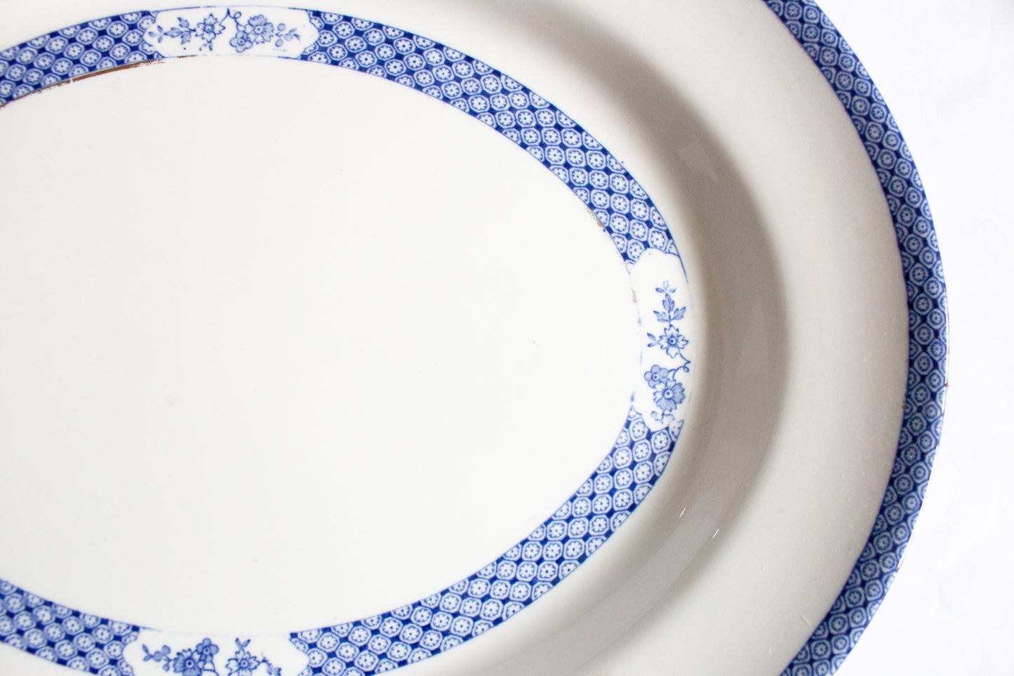 Solian Ware 'Swansea' Pattern Large Blue and White Transferware Serving Platter