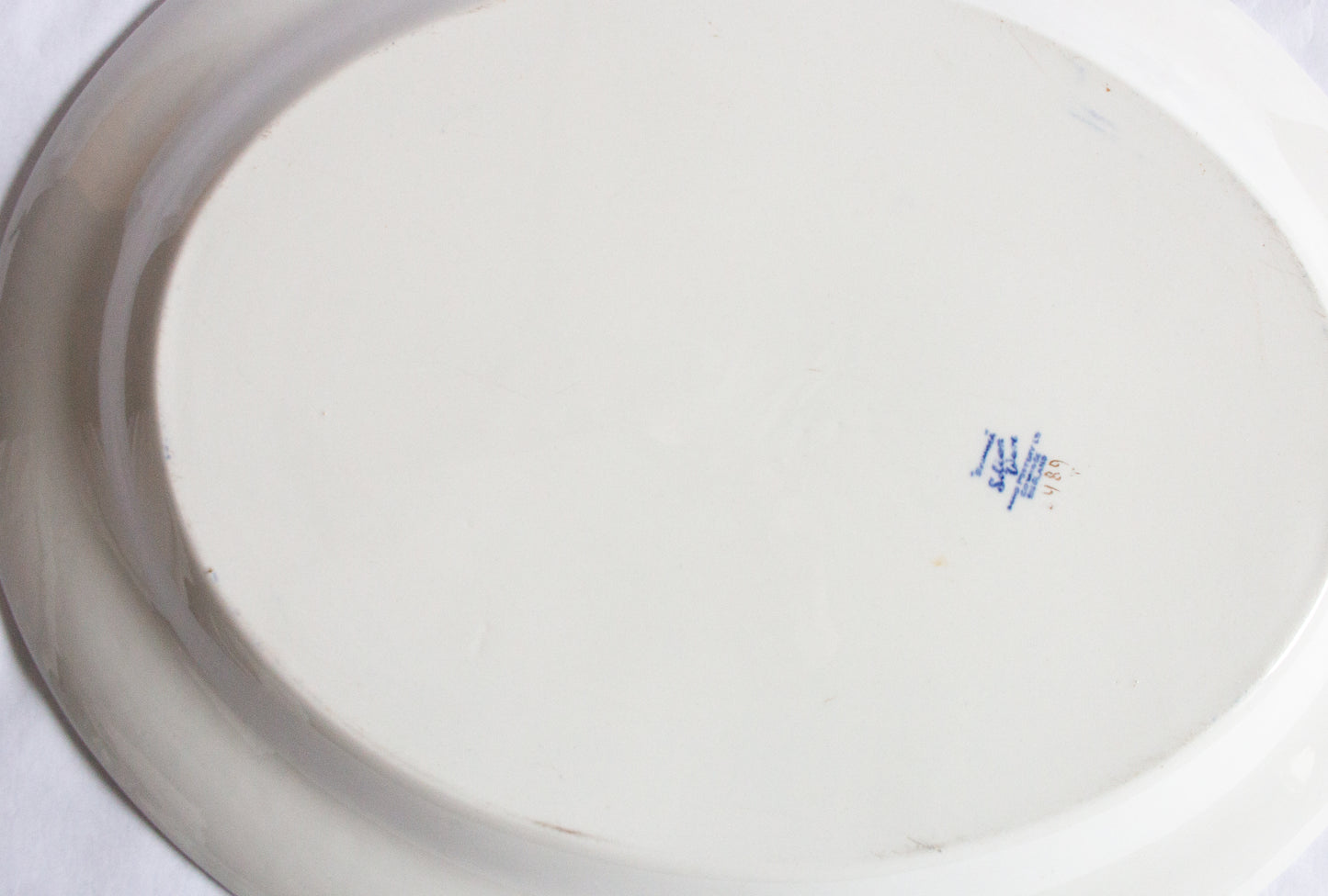 Solian Ware 'Swansea' Pattern Large Blue and White Transferware Serving Platter