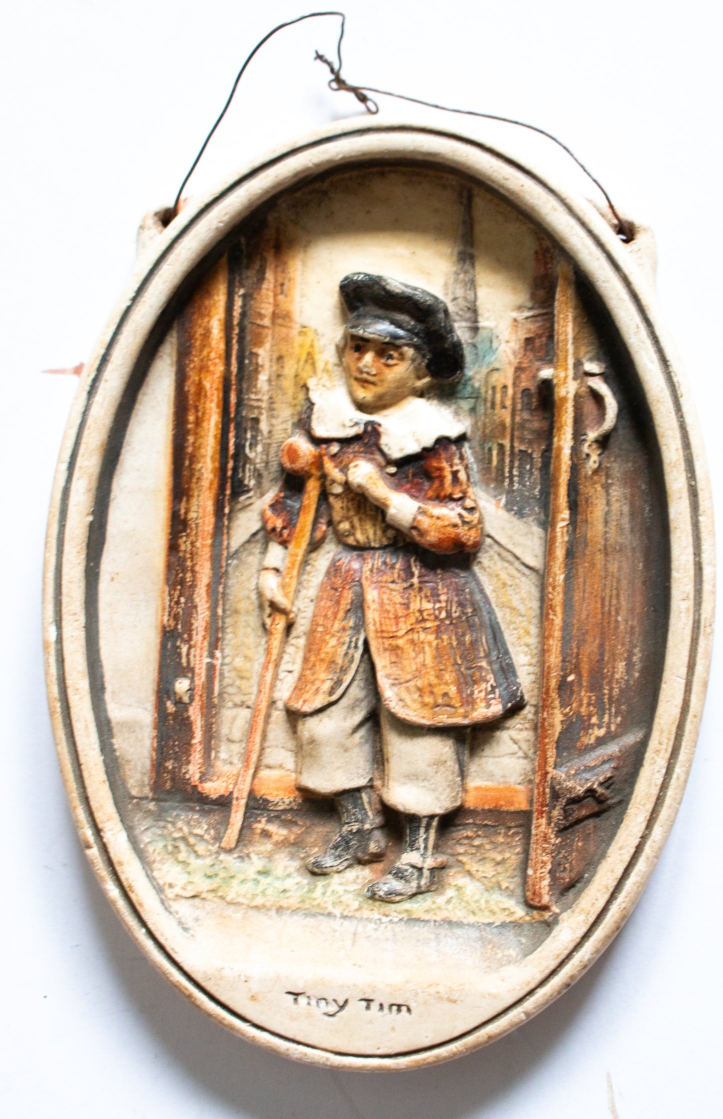 Osborne Ivorex Wall Plaque 'Tiny Tim'