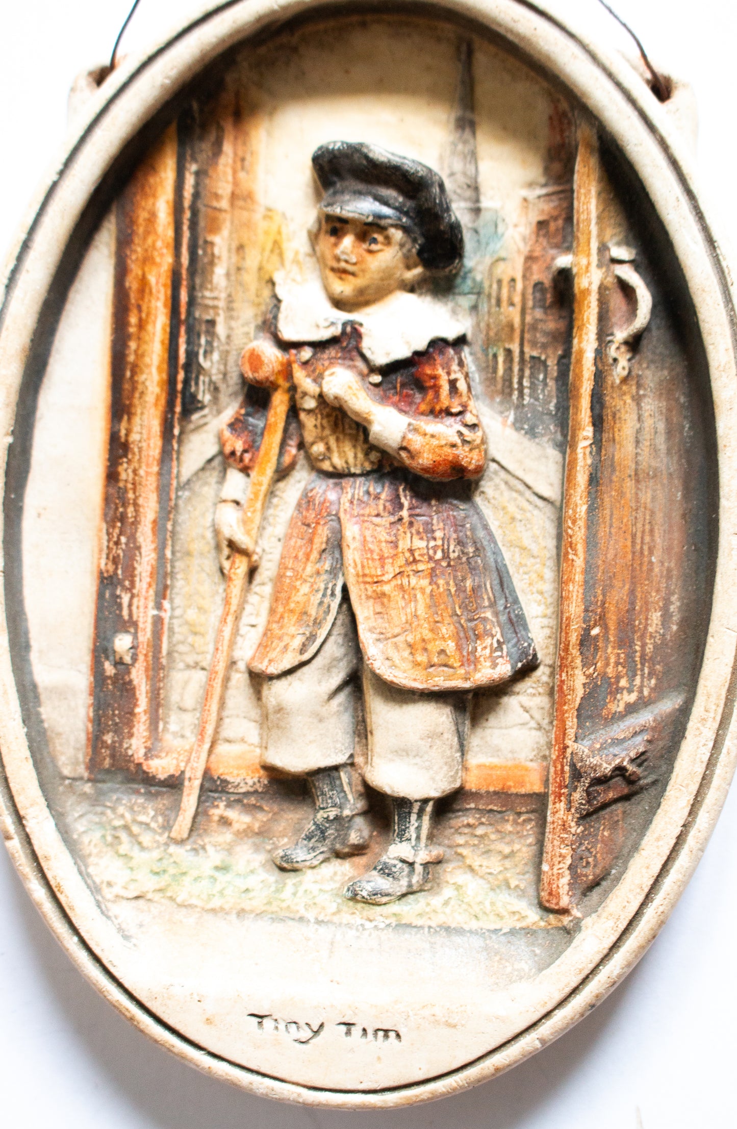 Osborne Ivorex Wall Plaque 'Tiny Tim'